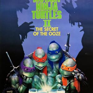 Photo of Teenage Mutant Ninja Turtles II The Secret of the Ooze double-sided original mov
