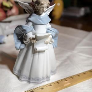 Photo of Lladro “REJOICE” Angel Cantor Singing Tree Topper #6321