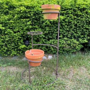 Photo of LOT 222Y: Garden Decor & Plant Stand