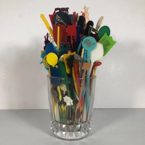Photo of LOT 62B: Collection of Vintage 1960s & 70s Cocktail Stirrers