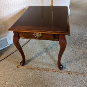 Photo of Vintage Solid Wood End Table