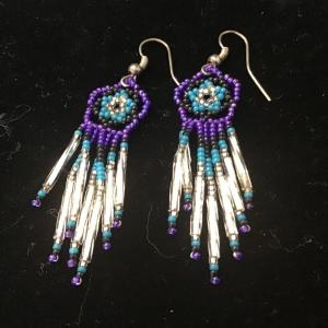 Photo of Glass Beaded Native Style Earrings