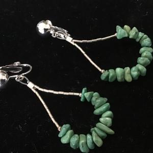 Photo of Turquoise Chip Earrings