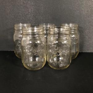 Photo of LOT 162K: Five Ball Glass Mason Jars