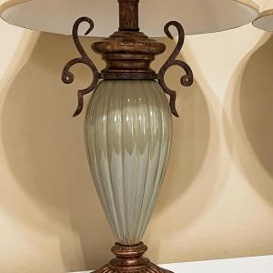 Photo of Pair (2) Ceramic Table Lamps