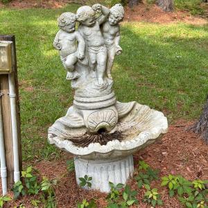 Photo of Cement Fountain. ~