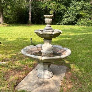 Photo of Tiered Cement Fountain