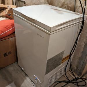 Photo of Insignia White Chest Freezer 3.5 Cu.Ft. Capacity