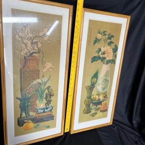 Photo of 2 oriental art prints