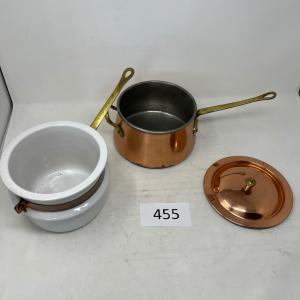 Photo of Brass & Copper double boiler