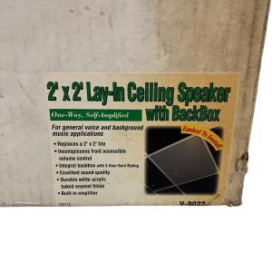 Photo of 2' x 2' Lay-In Ceiling Speaker with BackBox