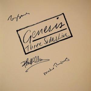 Photo of Genesis Three Sides Live signed album