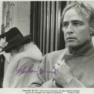 Photo of Marlon Brando signed photo. GFA Authenticated