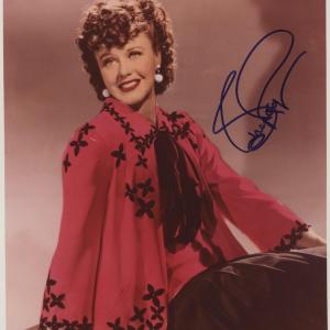 Photo of Ginger Rogers signed photo. GFA Authenticated