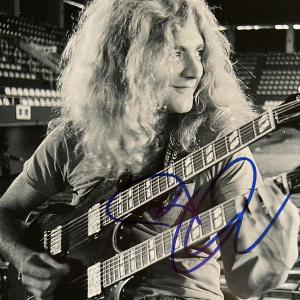 Photo of Led Zeppelin Robert Plant signed photo