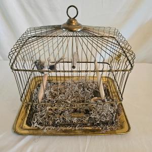 Photo of Hendryx Decorative Brass Bird Cage (DR-DW)