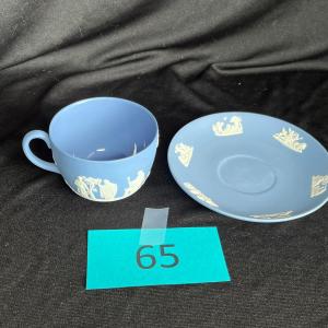 Photo of Wedgwood Jasper cup & Saucer