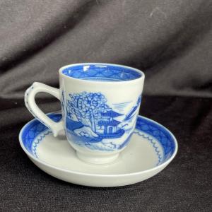 Photo of Blue Canton Cup & Saucer