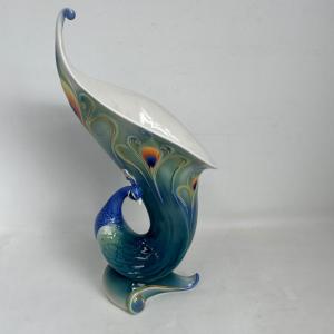 Photo of Franz Pottery Peacock Vase