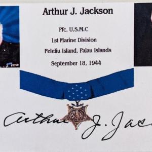 Photo of Arthur Junior Jackson signed card