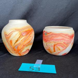 Photo of Nemadji Pottery Desert sands vases