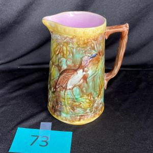 Photo of Antique Majolica Tankard pitcher