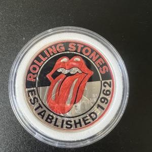 Photo of Rolling Stones limited edition silver dollar