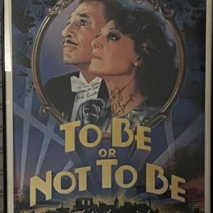 Photo of To Be Or Not To Be cast signed poster