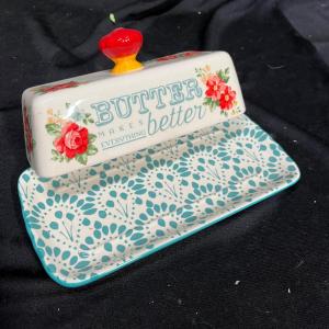 Photo of Pioneer woman butter dish