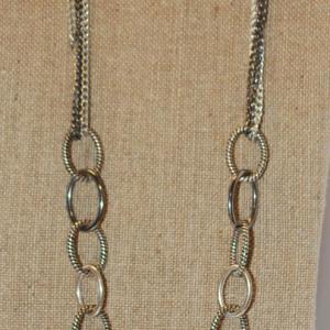 Photo of Necklace with Both Small & Large Chain Links 30" L
