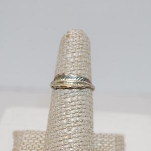 Photo of Size 7 Vintage Branch-Designed Ring - Very Gentle Thin Band (2.0g)