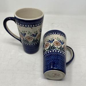 Photo of Polish pottery Latte mugs