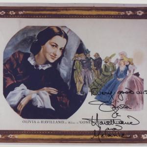 Photo of Gone With the Wind signed movie photo