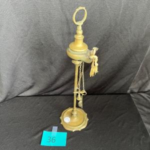 Photo of Antique whale oil lamp