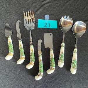 Photo of Spode Christmas tree utensils