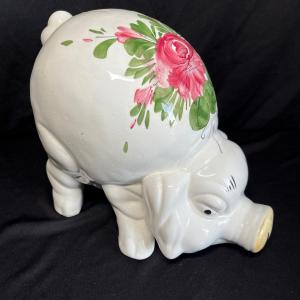 Photo of Large Piggy bank w/ floral
