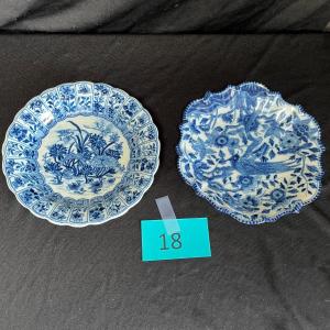 Photo of Antique Blue & White Plates