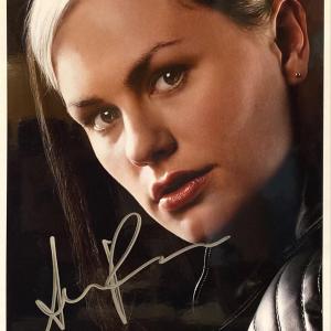 Photo of X-Men Anna Paquin signed movie photo