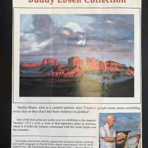 Photo of Buddy Ebsen Signed Promotional Page