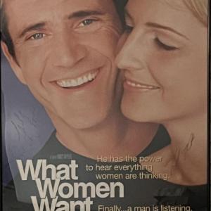 Photo of What Women Want cast signed movie poster