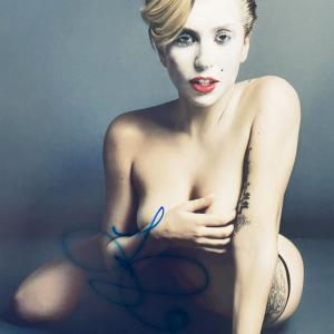 Photo of Lady Gaga signed photo