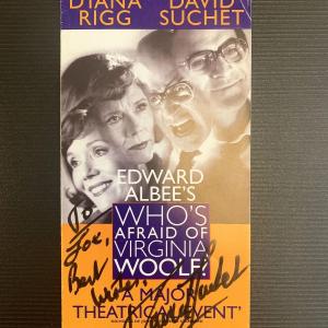 Photo of David Suchet signed Who's Afraid of Virginia Wolf? playbill