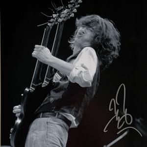 Photo of Led Zeppelin Jimmy Page signed photo