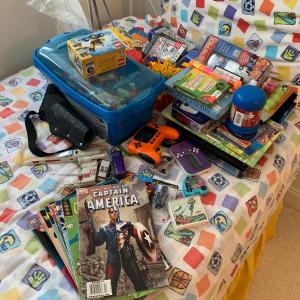 Photo of Variety of Games, Toys, & Comic Books (UB2-HS)