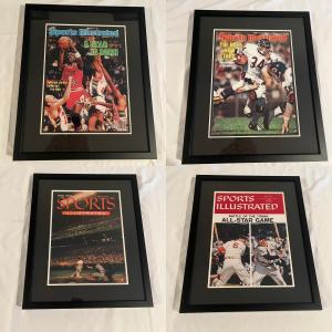 Photo of First Issue Framed Sports Illustrated Cover, Michael Jordan Cover & More (BPR-MG