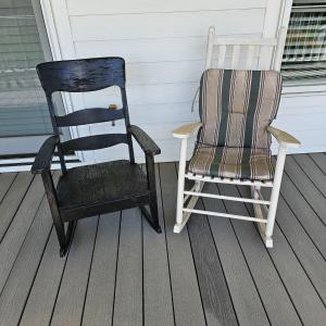 Photo of Two Old Style Rocking Chairs (OP-JS)