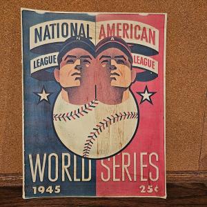 Photo of 1945 World Series Program (BPR-DW)