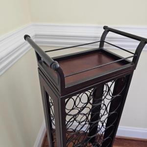 Photo of Wine Rack w/Lift Off Serving Tray (DR-JS)