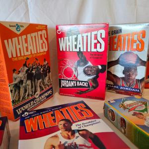 Photo of Commemorative Sports Wheaties Cereal Boxes (BO-JS)