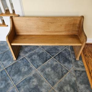 Photo of Solid Wood Child's Deacon Bench (SR-JS)